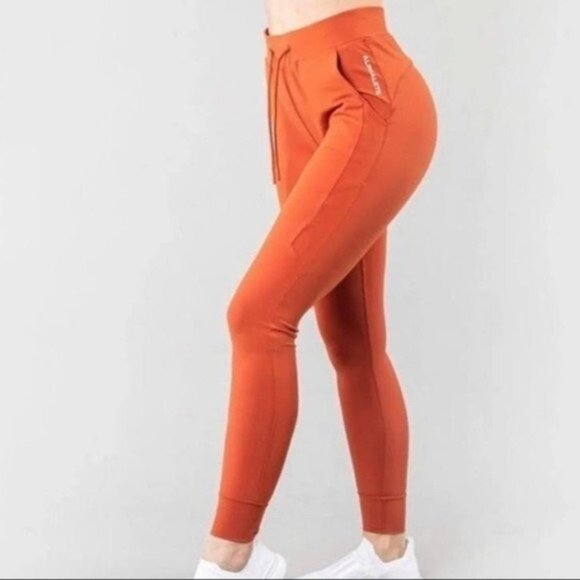 Alphalete Orange Leggings Joggers - Picture 1 of 5